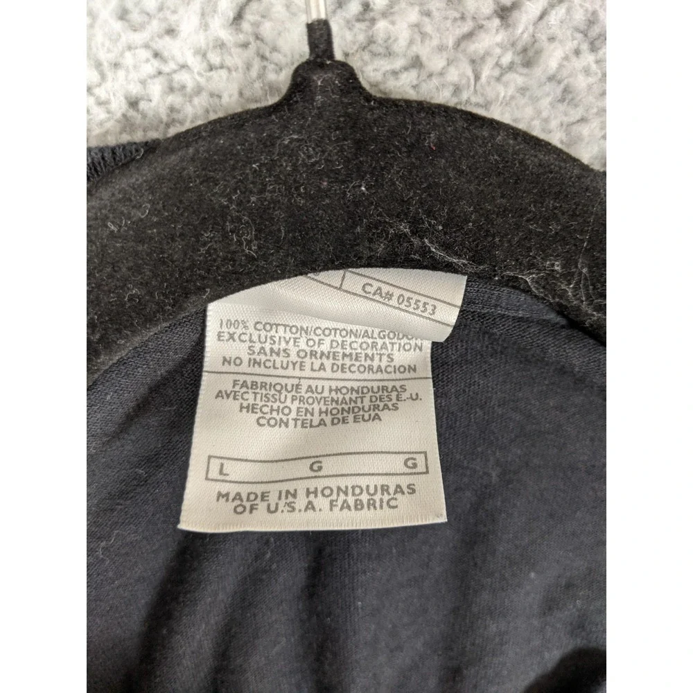 Nike Flight Apparel T Shirt Mens L Black Cotton Performance Crew Neck Streetwear